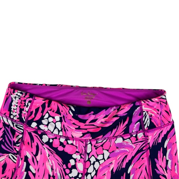 Lilly Pulitzer LUXLETIC Bright Colorful Print Crop Leggings - Picture 7 of 13